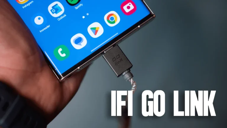 iFi GO link collegato a uno smartphone Android