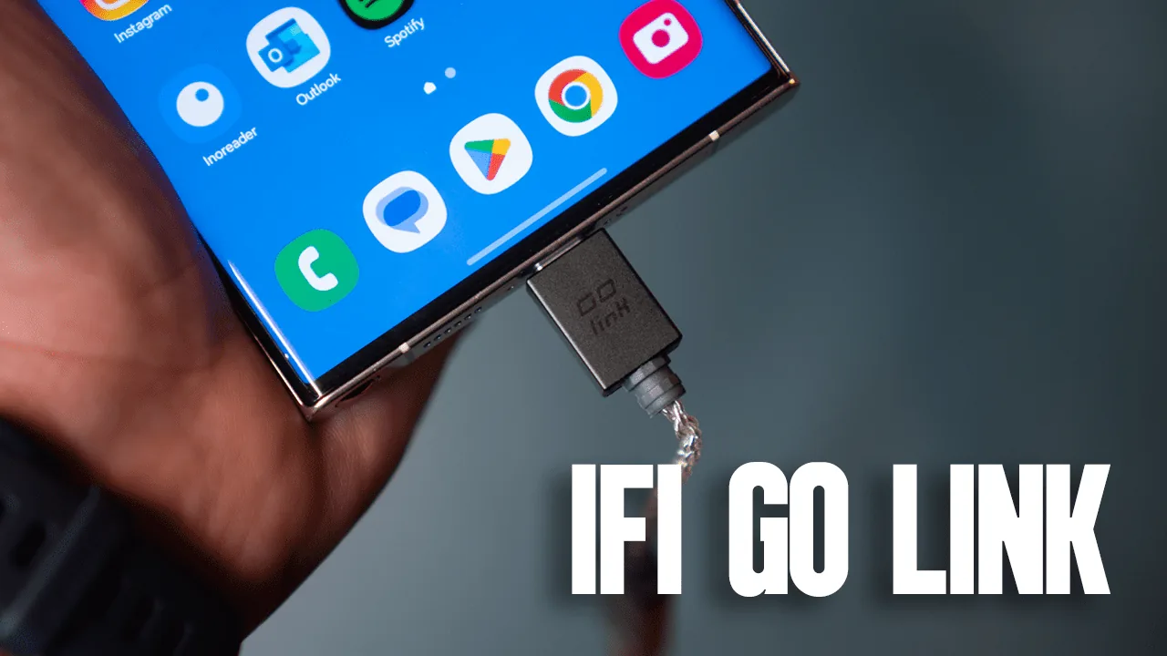 iFi GO link collegato a uno smartphone Android