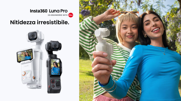 Insta360 Luna Pro in versione Cosmic Black e Stellar White