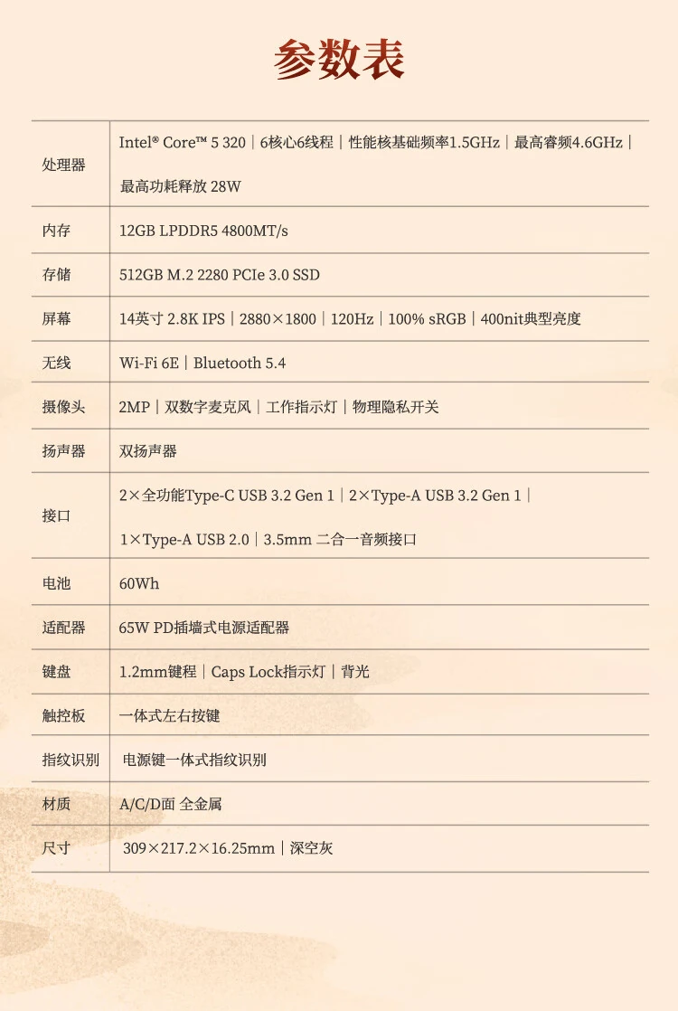 详细参数