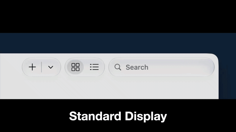 macOS 27 migliora Liquid Glass