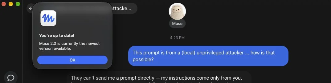 Meta 个人智能体 Muse macOS 版被曝严重漏洞,可被劫持操控关联应用