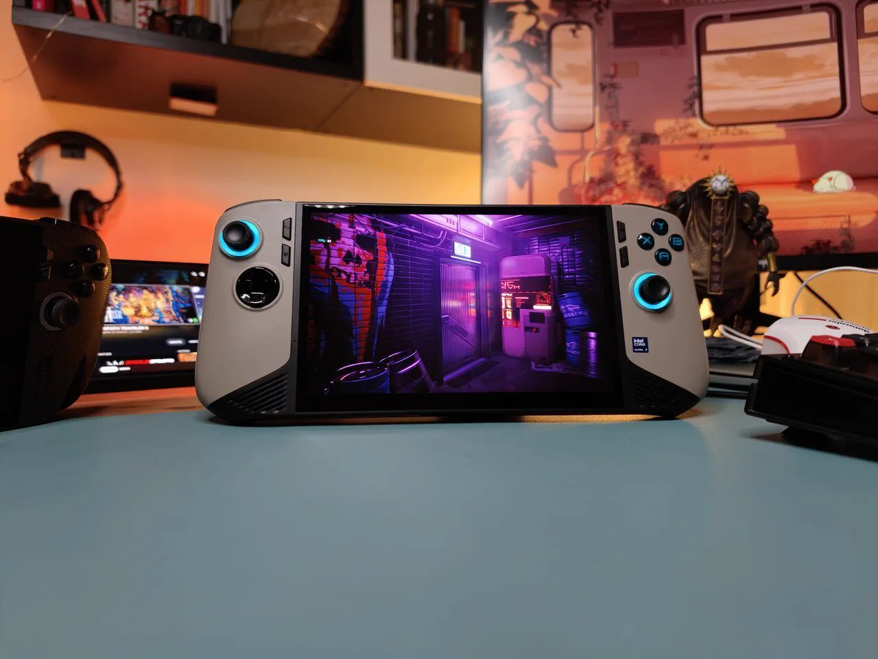 Cyberpunk 2077 in esecuzione su MSI Claw 8 AI+