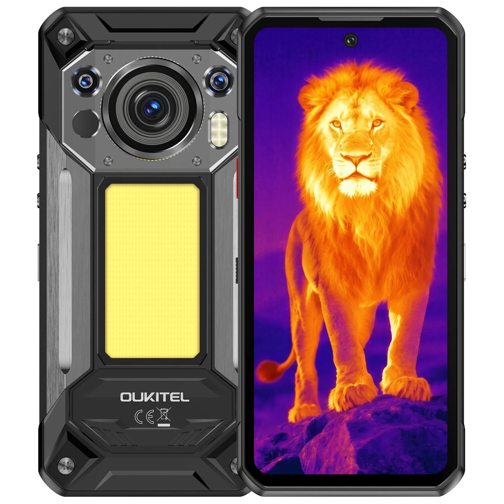OUKITEL WP500 Ultra Thermal Imaging 5G Rugged Phone 6.78'' FHD+ Display display and design
