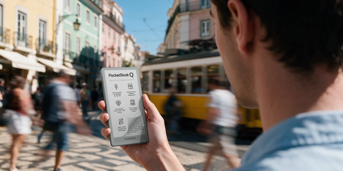 PocketBook Q, e-reader compatto da 5,84 pollici presentato a IFA 2026