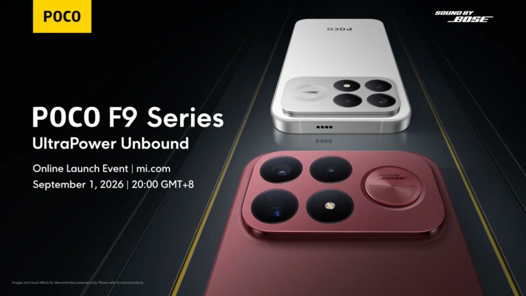 POCO F9 Series con protezione schermo gratuita entro 6 mesi foto live