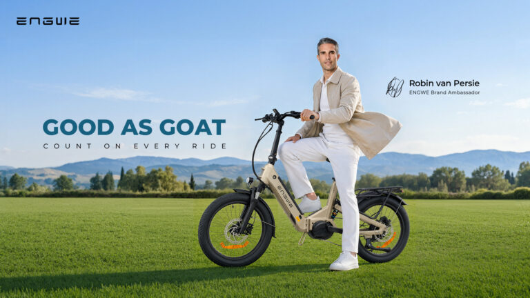 Robin van Persie diventa ambassador ENGWE e pedala sulla L20 3.0 Series