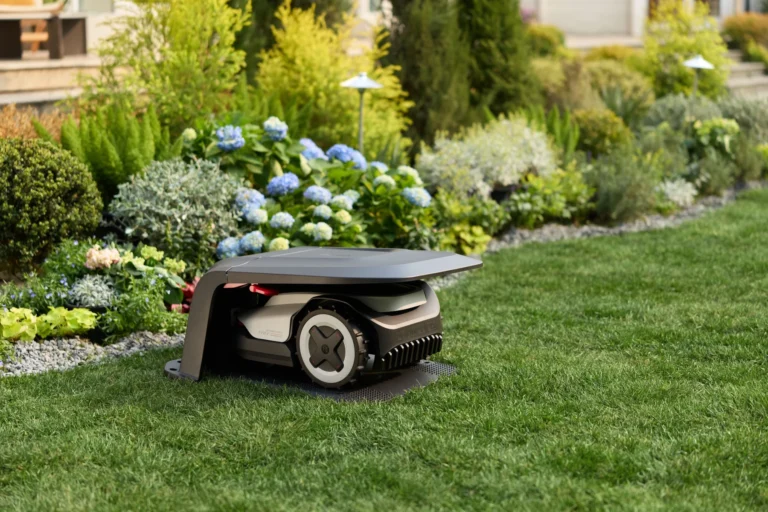 Roborock RockNeo Q2 LiDAR in un giardino