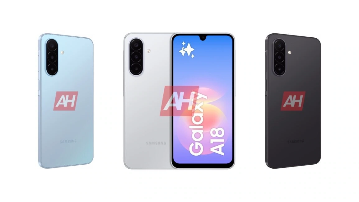Samsung Galaxy A18 4G, render e prezzo atteso render ufficiale