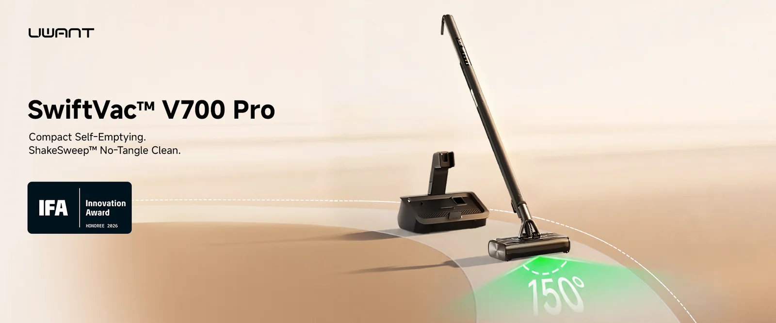 UWANT SwiftVac V700 Pro vince a IFA 2026: debutta anche SwiftWash N600