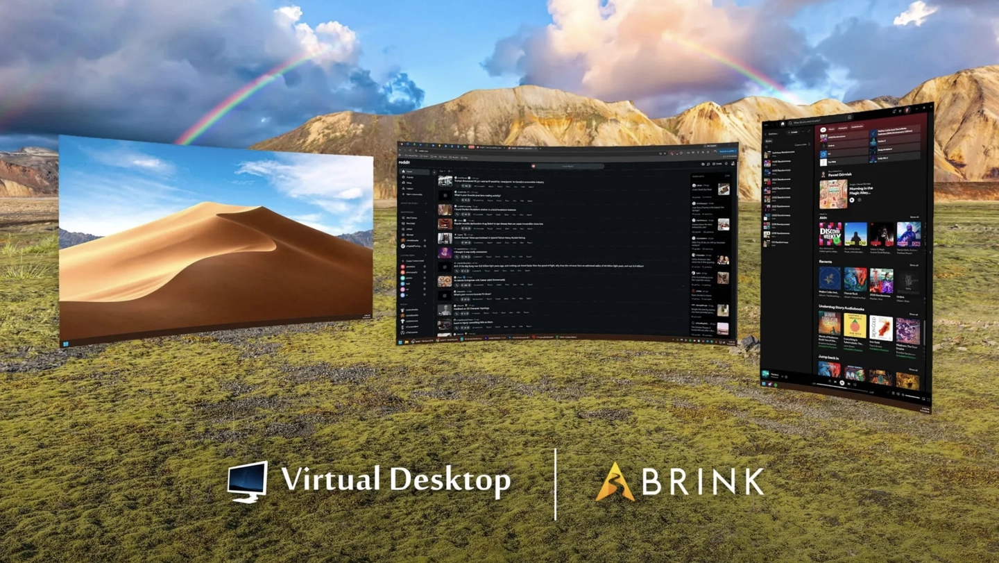 Virtual Desktop collabora con BRINK e porta Landmannalaugar su Meta Quest