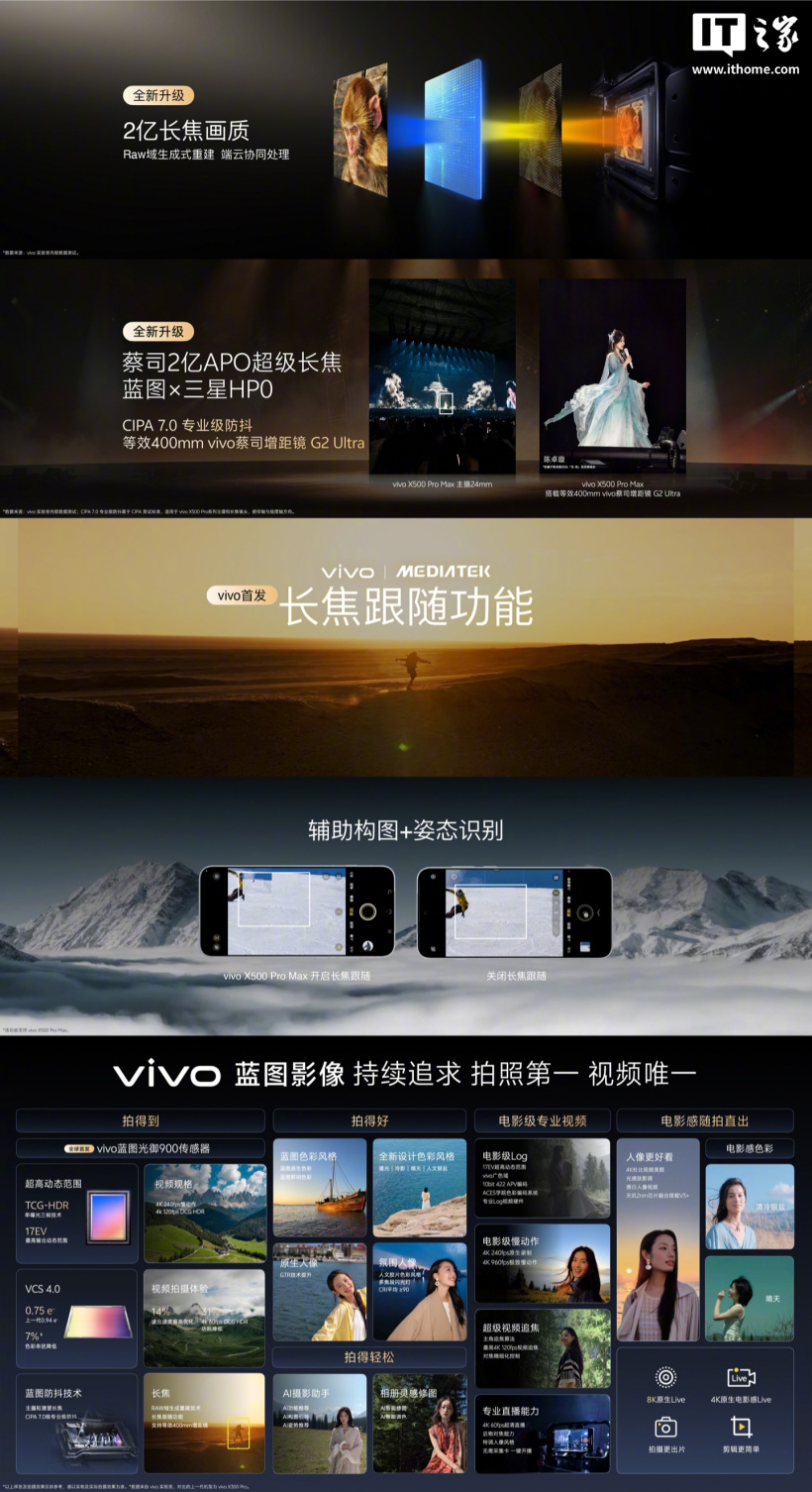 vivo 最强影像旗舰 X500 系列手机官宣 9 月 21 日发布