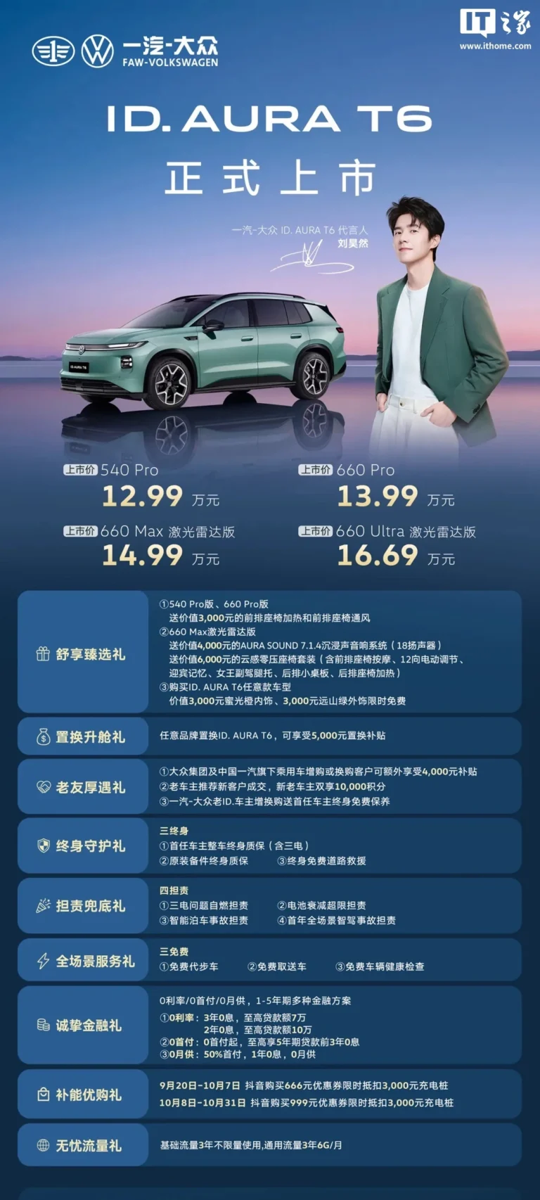 Volkswagen ID. AURA T6 ufficiale
