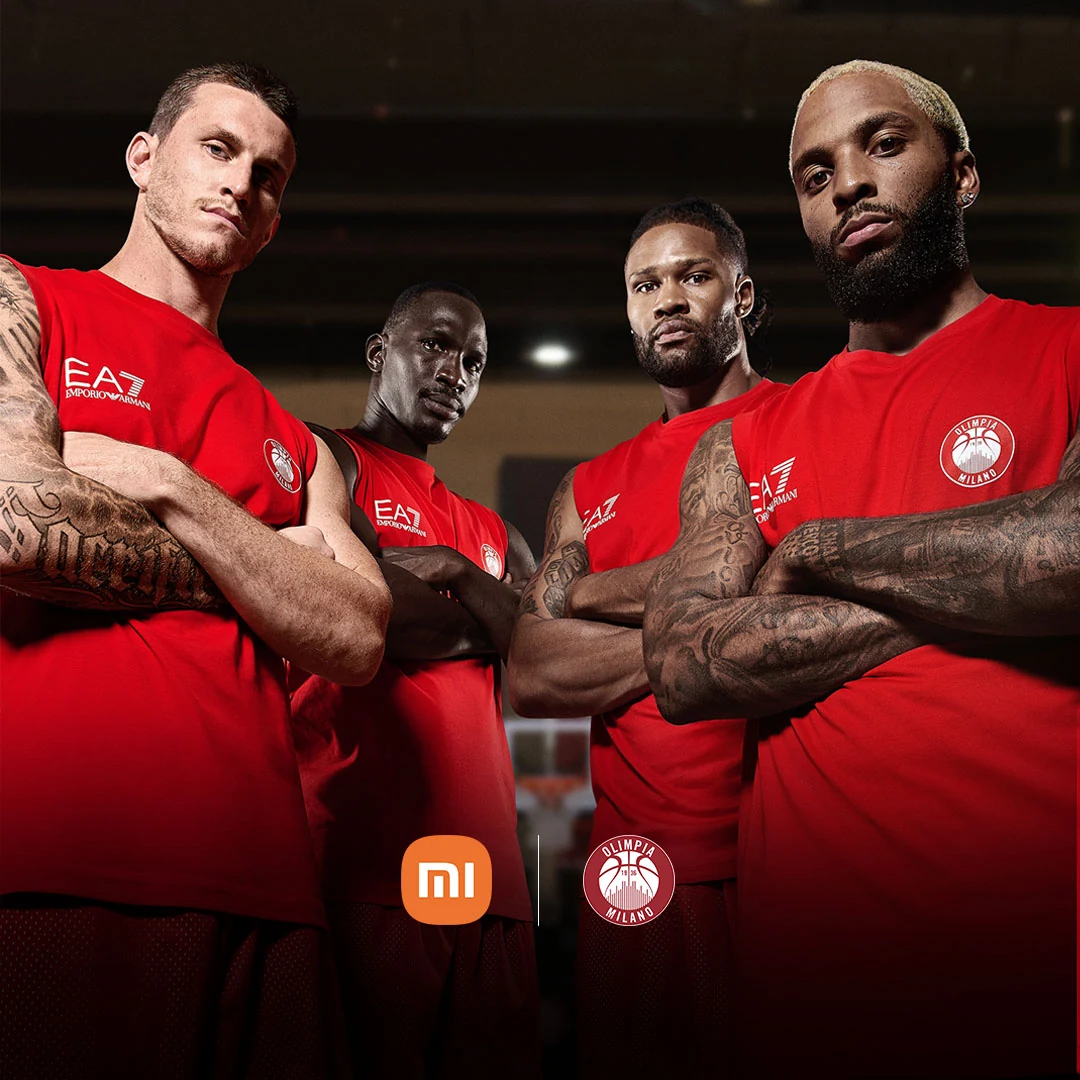 Partnership fra Xiaomi e Armani Olimpia Milano per la stagione 2026