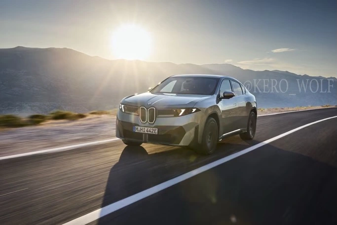2027 款宝马电动轿跑 SUV iX4 曝光:溜背造型,17.9 英寸中央触控屏