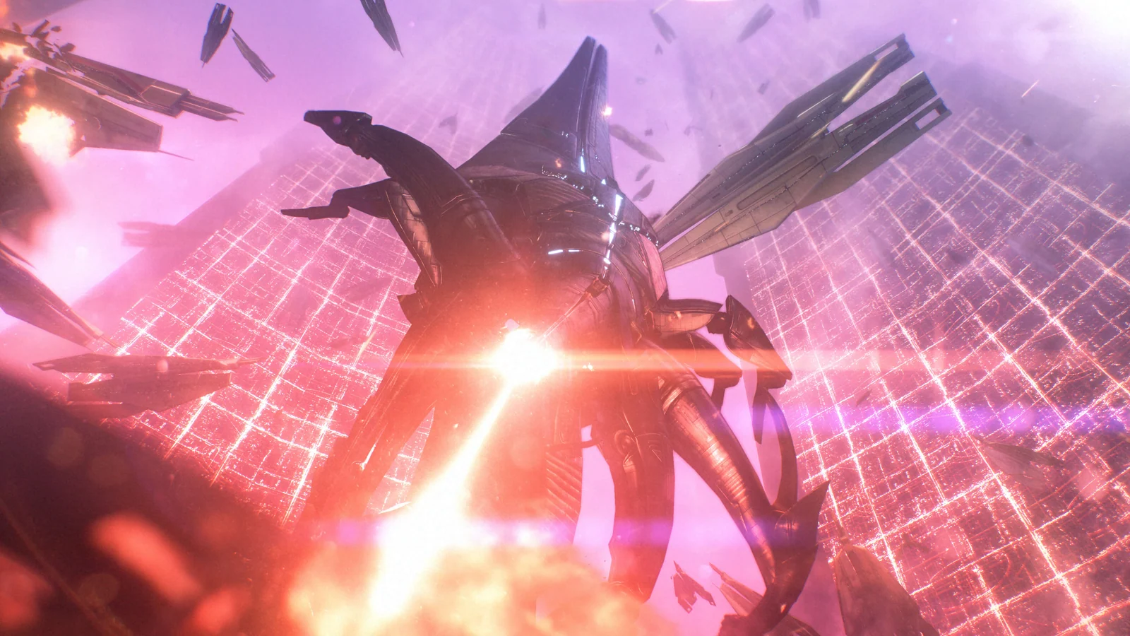 Un Razziatore in Mass Effect Legendary Edition, screenshot ufficiale d’archivio