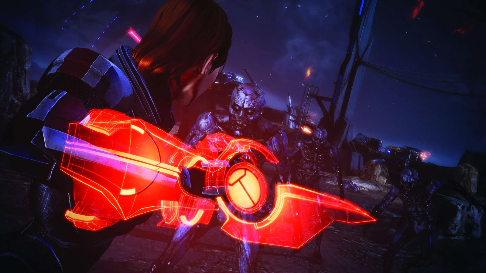 Il comandante Shepard in Mass Effect Legendary Edition, screenshot ufficiale d’archivio