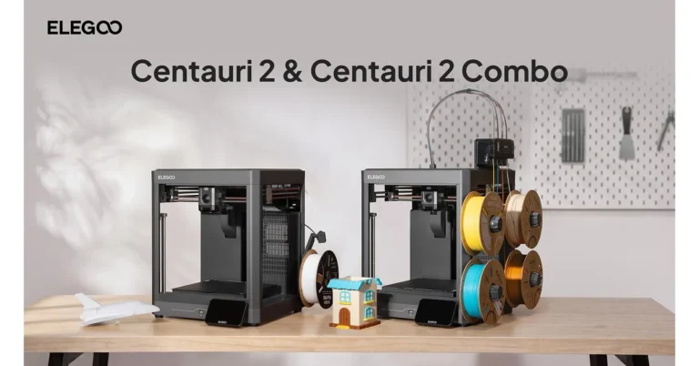 ELEGOO Centauri 2 e Combo: stampa a quattro colori da 299 euro