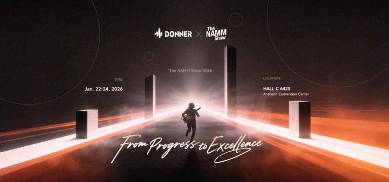 Donner a NAMM 2026: pedali MIYAVI, HUSH aggiornate e batterie Groove