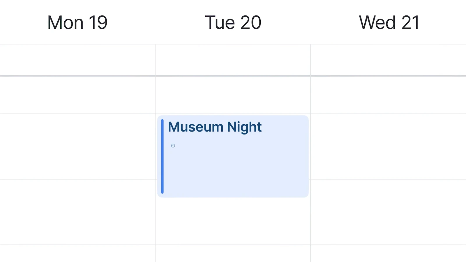 Evento Museum Night inserito nel calendario della demo ufficiale OpenAI