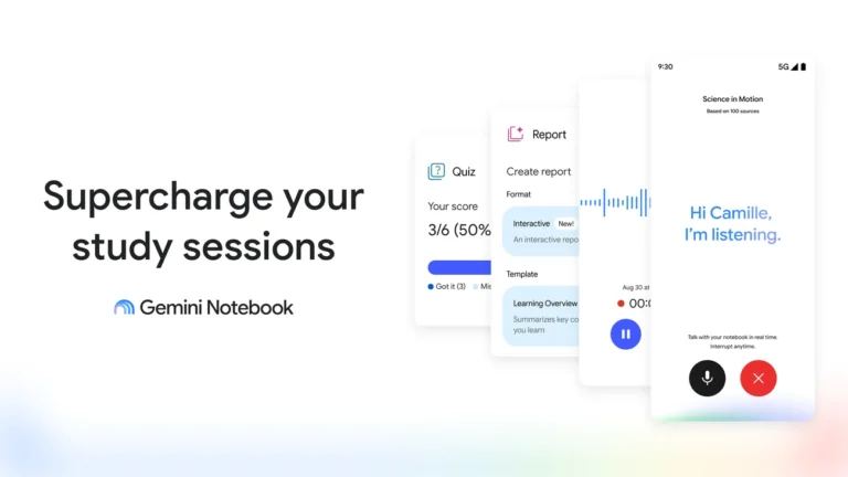 Gemini Notebook aggiunge il registratore su Android e iPhone: fino a un’ora di appunti vocali