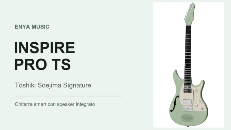ENYA Inspire Pro TS, chitarra signature Toshiki Soejima