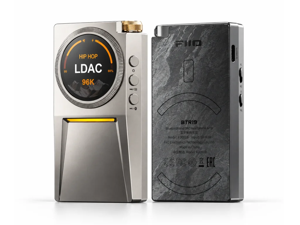 FiiO BTR19, concept del DAC Bluetooth con display circolare