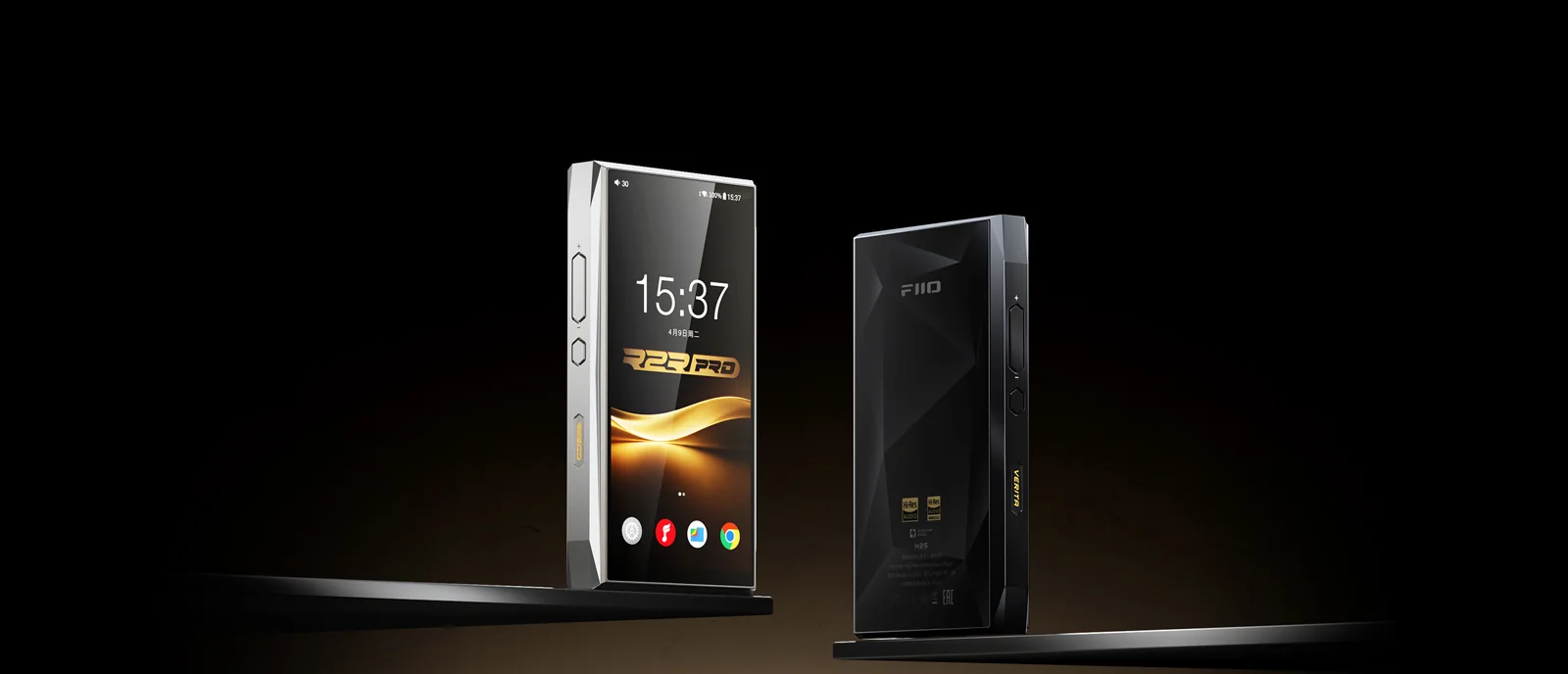 FiiO M25, display e retro del lettore portatile