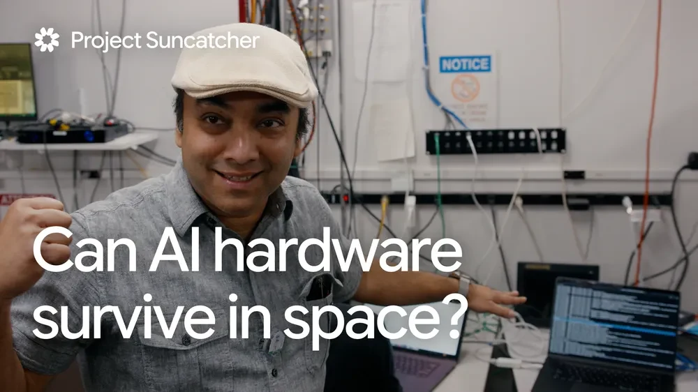 Ingegnere nel visual ufficiale Google dedicato alla resistenza dell'hardware AI nello spazio