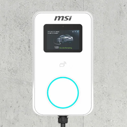 Wallbox MSI EZwall nella finitura bianca
