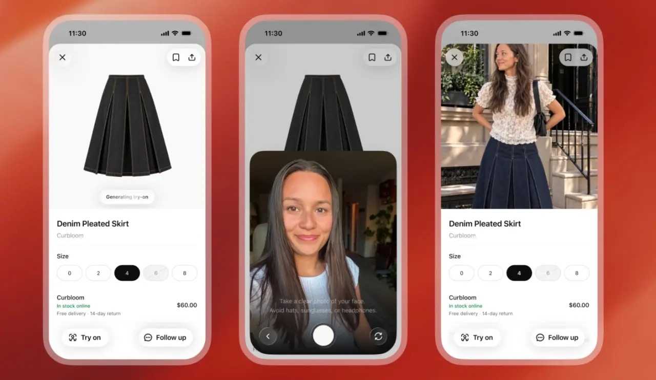 OpenAI 升级 ChatGPT 购物体验,新增 AI 衣服虚拟试穿体验
