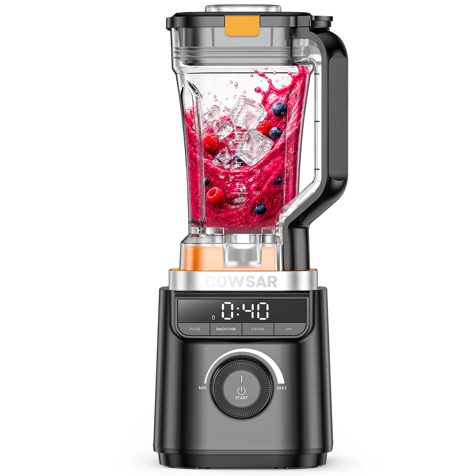 COWSAR BL990 con bevanda alla frutta nella caraffa
