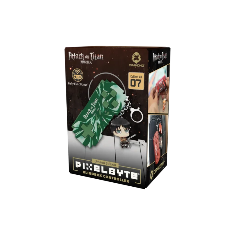 Drakong PixelByte: il controller portachiavi incontra Attack on Titan