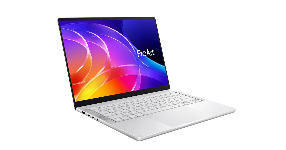 ASUS ProArt P14 nella finitura chiara