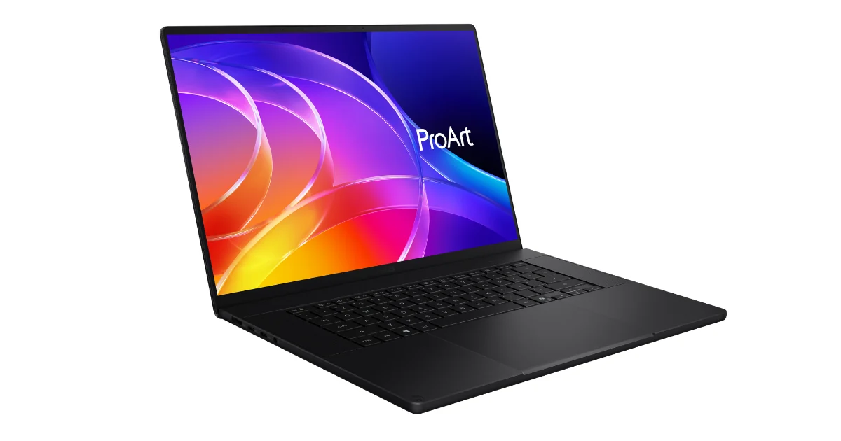 ASUS ProArt P16 nella finitura scura
