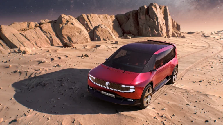 Renault E-Space Concept vista anteriore nel materiale ufficiale