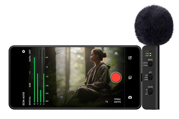 Sony ECM-AX10 è il primo microfono per smartphone con Eclipsa Audio