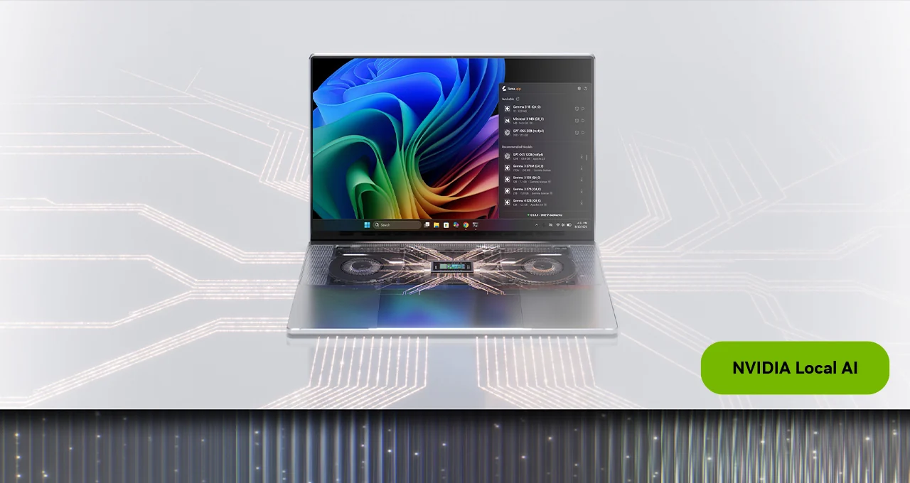 Notebook RTX Spark nell’annuncio NVIDIA Local AI